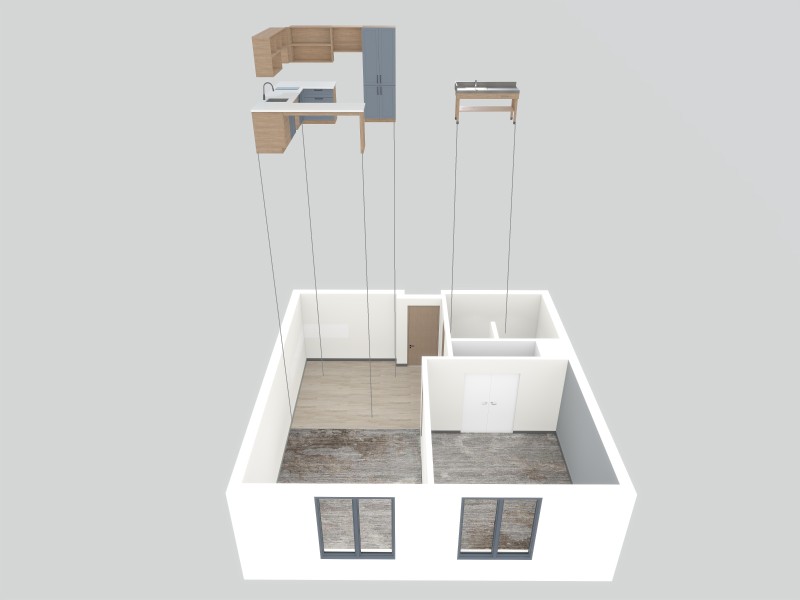 Slate Scheme Renderings (1 Bedroom King)