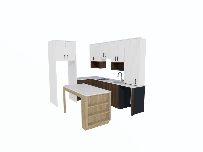 Taupe Scheme Rendering (1 Bedroom King)